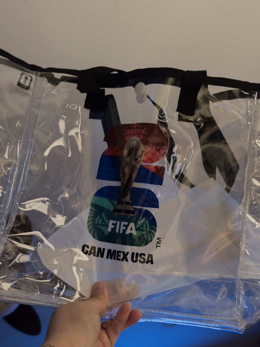 FIFA CLicensed/Branded Clear Tote Bag